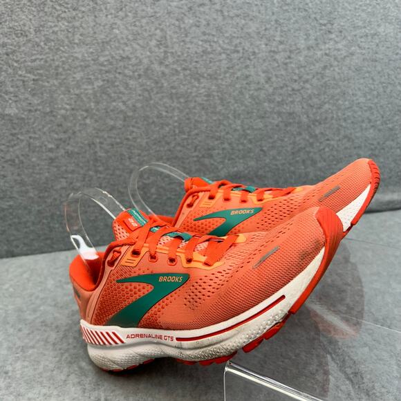 Brooks Womens Adrenaline GTS 22 1203531B680 Coral Bay Running Shoes Sneaker Sz 9 - Picture 10 of 13